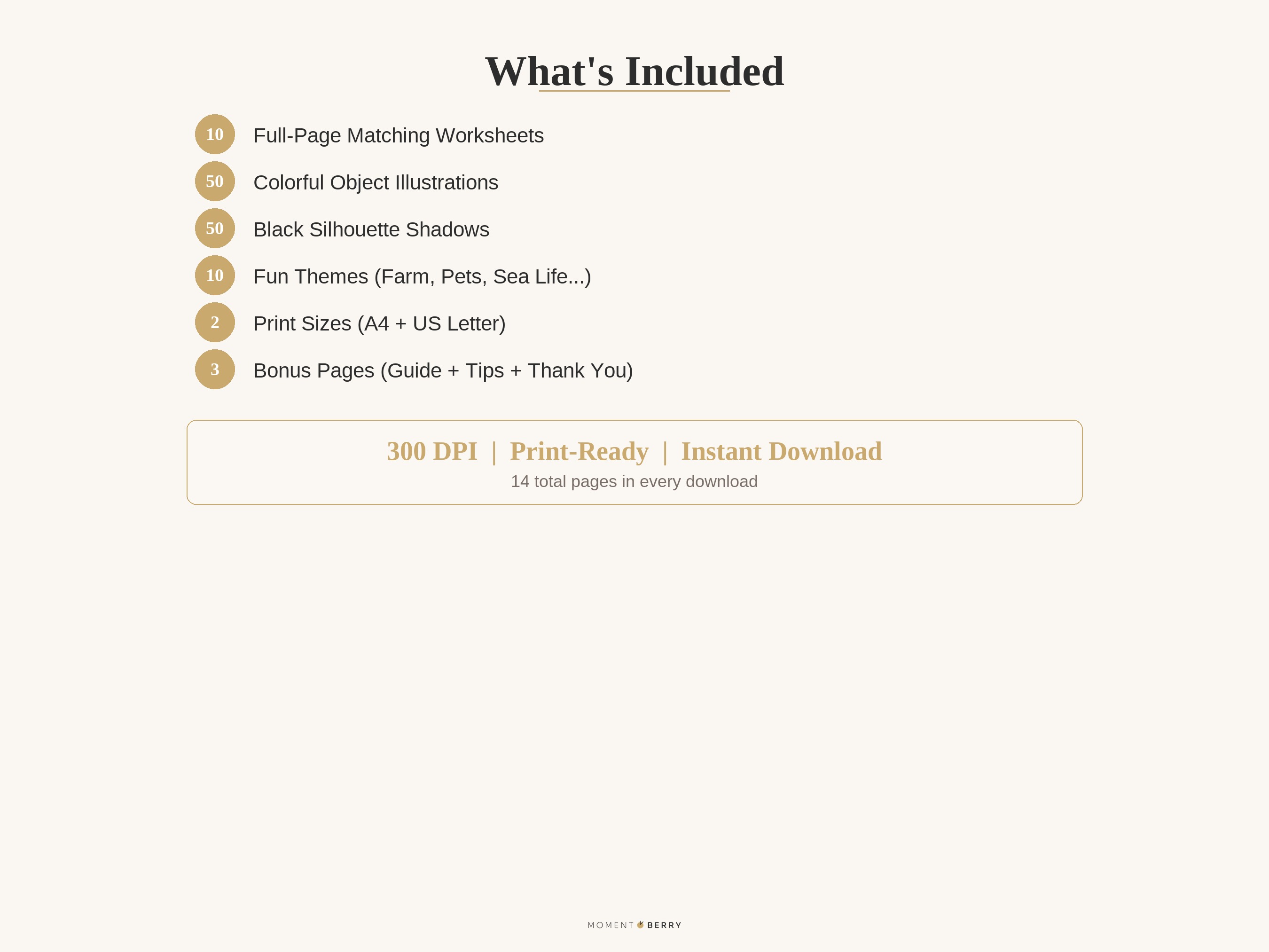 What's Included